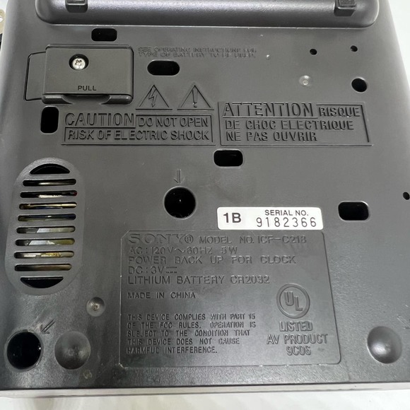 Sony Dream Machine  alarm clock radio  tested - Picture 5 of 9